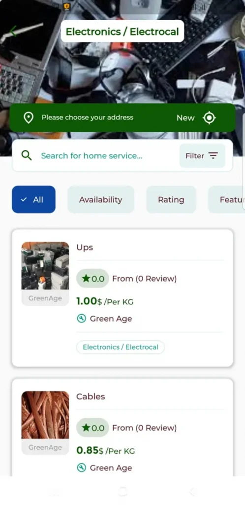 Green Age applications