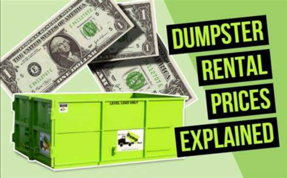 dumpsters rental price